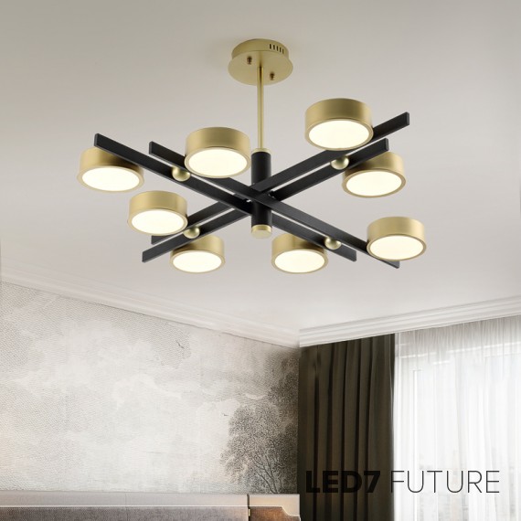 Loft Industry Modern - Cross-Cross Brass